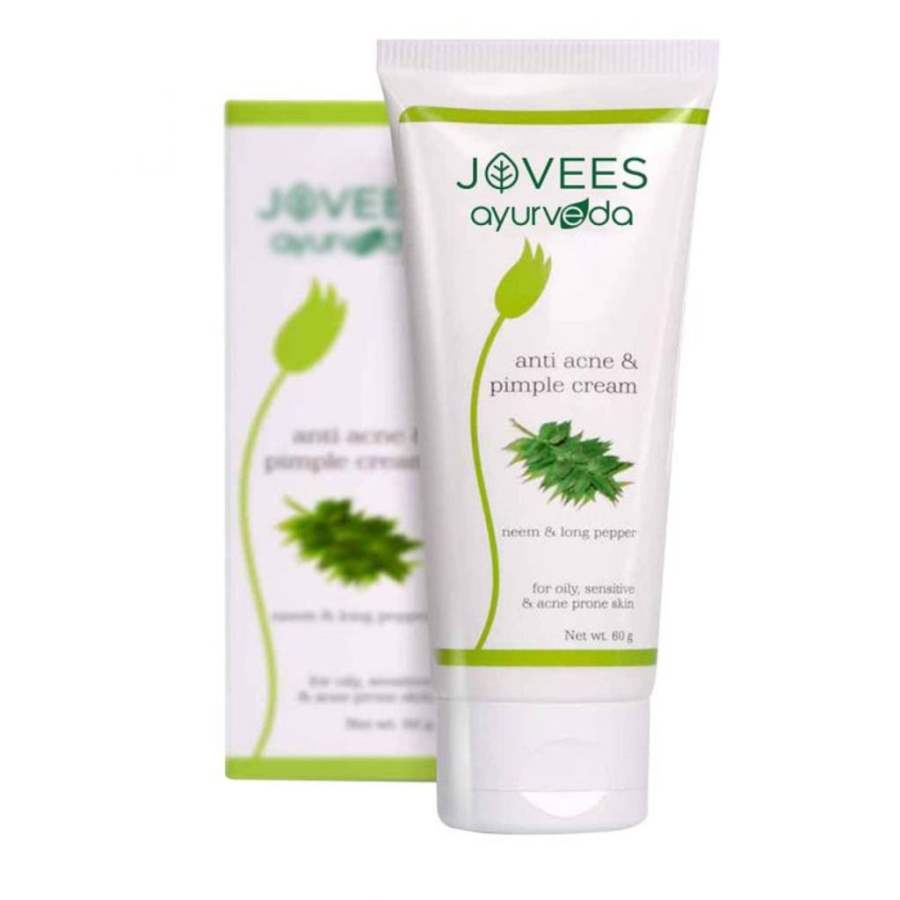 Jovees Herbals Neem and Long Pepper Anti Acne Pimple Cream - 60 GM