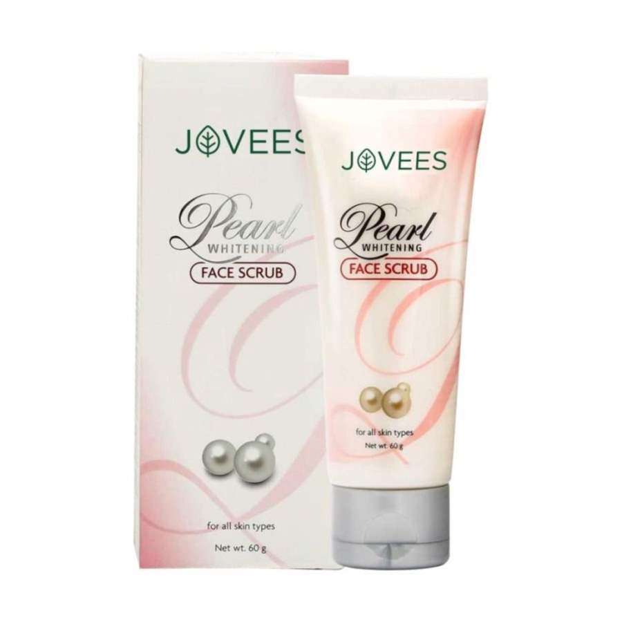 Jovees Herbals Pearl Whitening Face Scrub - 60 GM