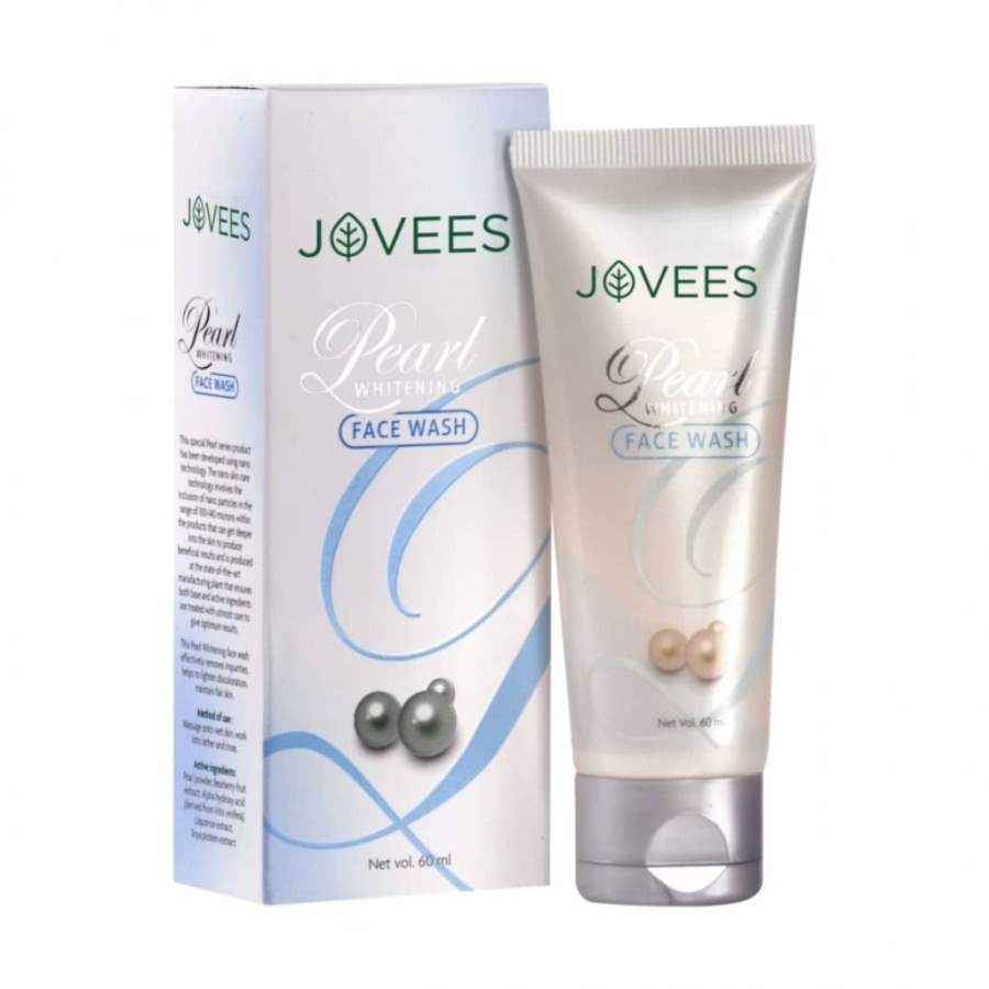 Jovees Herbals Pearl Whitening Face Wash - 60 ML