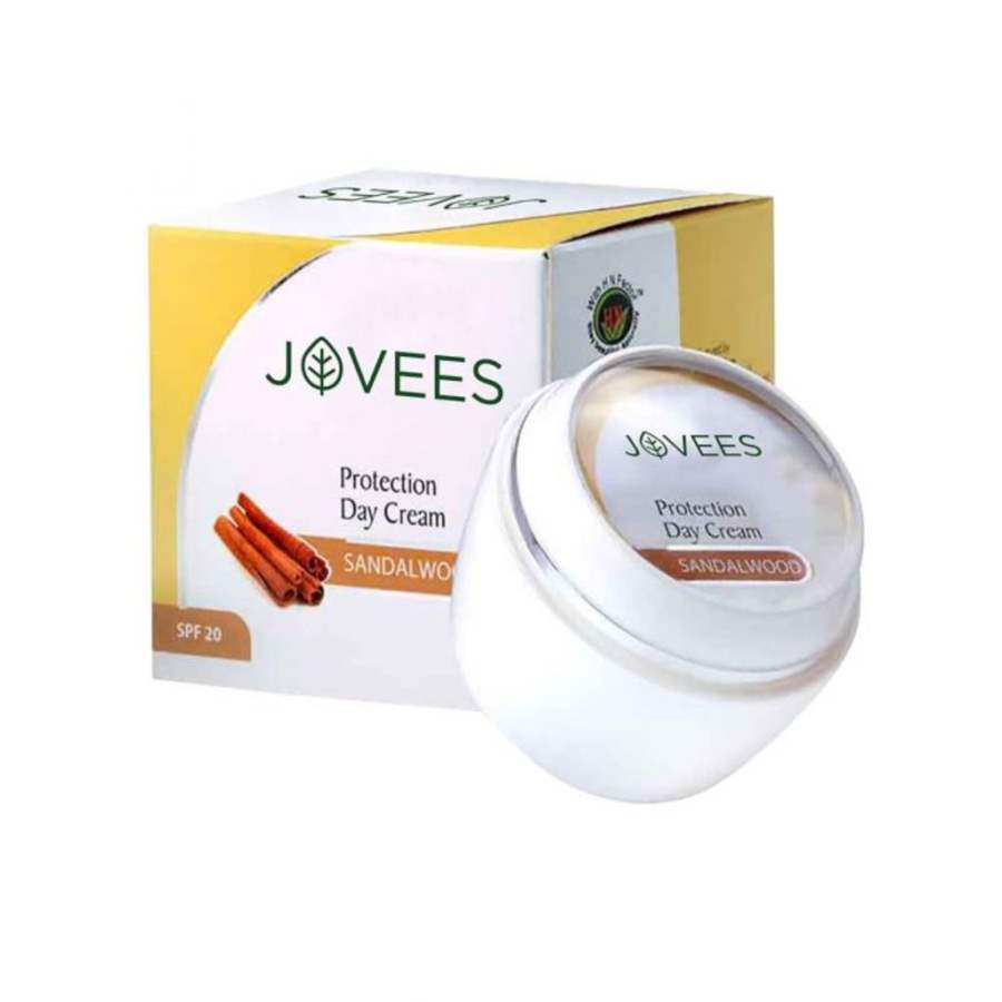 Jovees Herbals Sandalwood Protection Day Cream SPF 20 - 50 GM