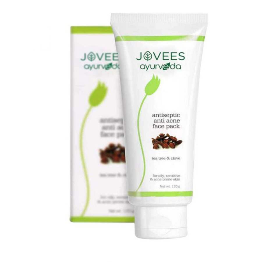 Jovees Herbals Tea Tree and Clove Anti Acne Face Pack - 120 GM