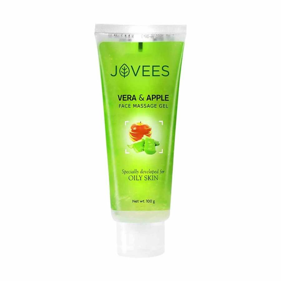 Jovees Herbals Vera and Apple Face Massage Gel - 100 GM