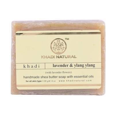 Khadi Natural Lavender Ylang Ylang With Lavender Soap - 100G