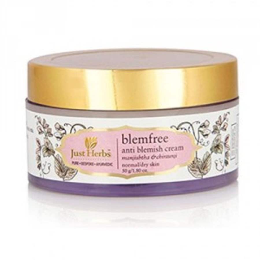 Just Herbs Blemfree Anti-Blemish Cream - 50 GM