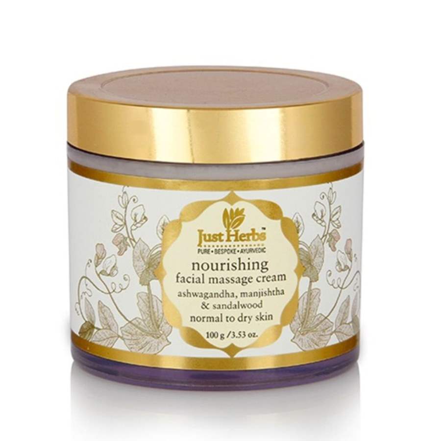 Just Herbs Herbal Nourishing Massage Cream - 100 GM