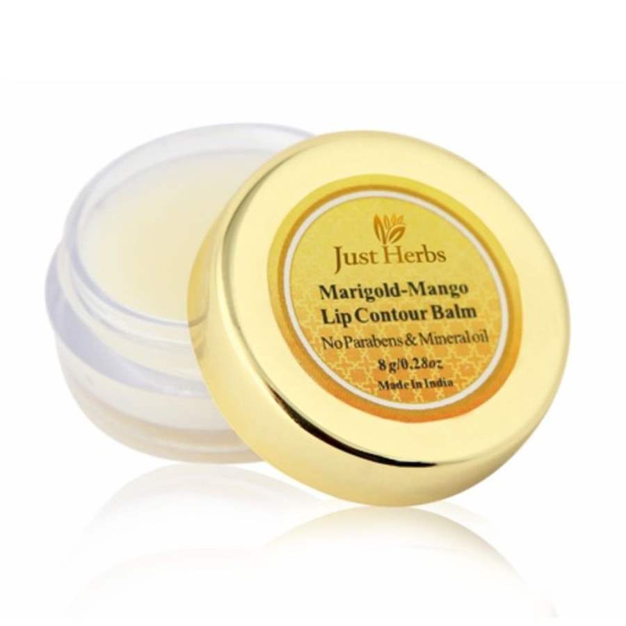 Just Herbs Marigold Mango Lip Contour Balm - 8 GM