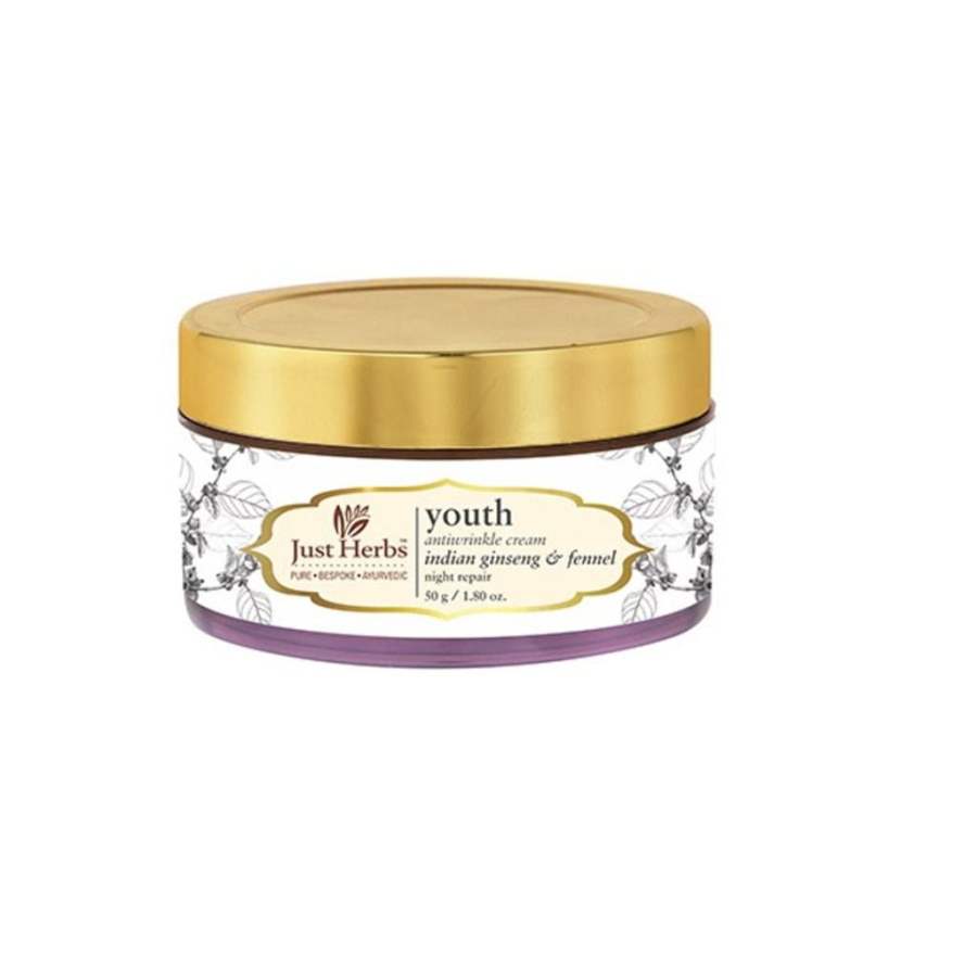 Just Herbs Youth Age Defying Anti Wrinkle Cream - 50 GM