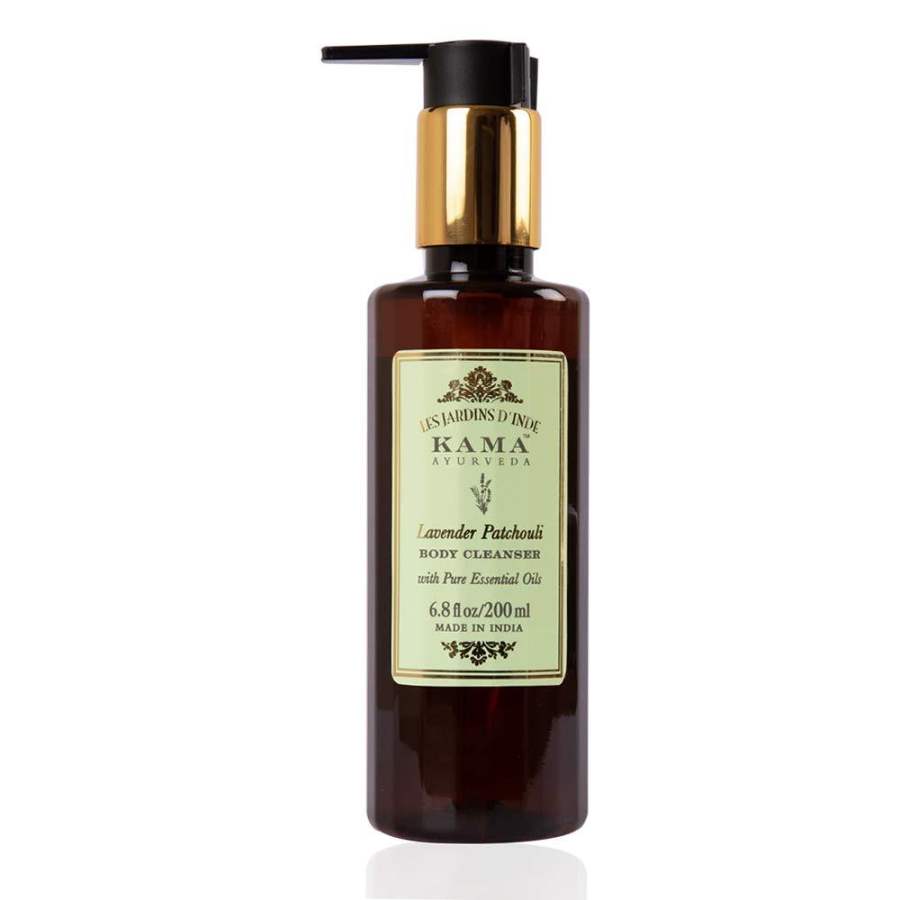 Kama Ayurveda Lavender Patchouli Body Cleanser with Pure Essential Oils of Lavender and Patchouli - 200 ML