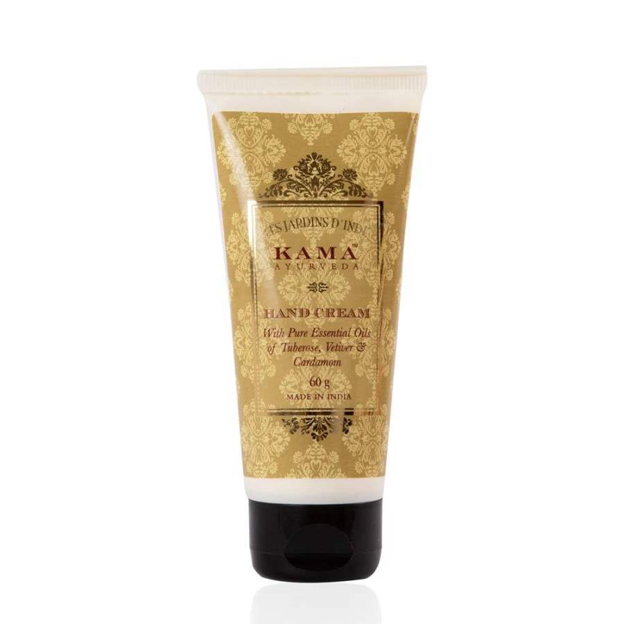 Kama Ayurveda Hand Cream with Pure Essential Oils of Tuberose, Vetiver and Cardamom - 60 g