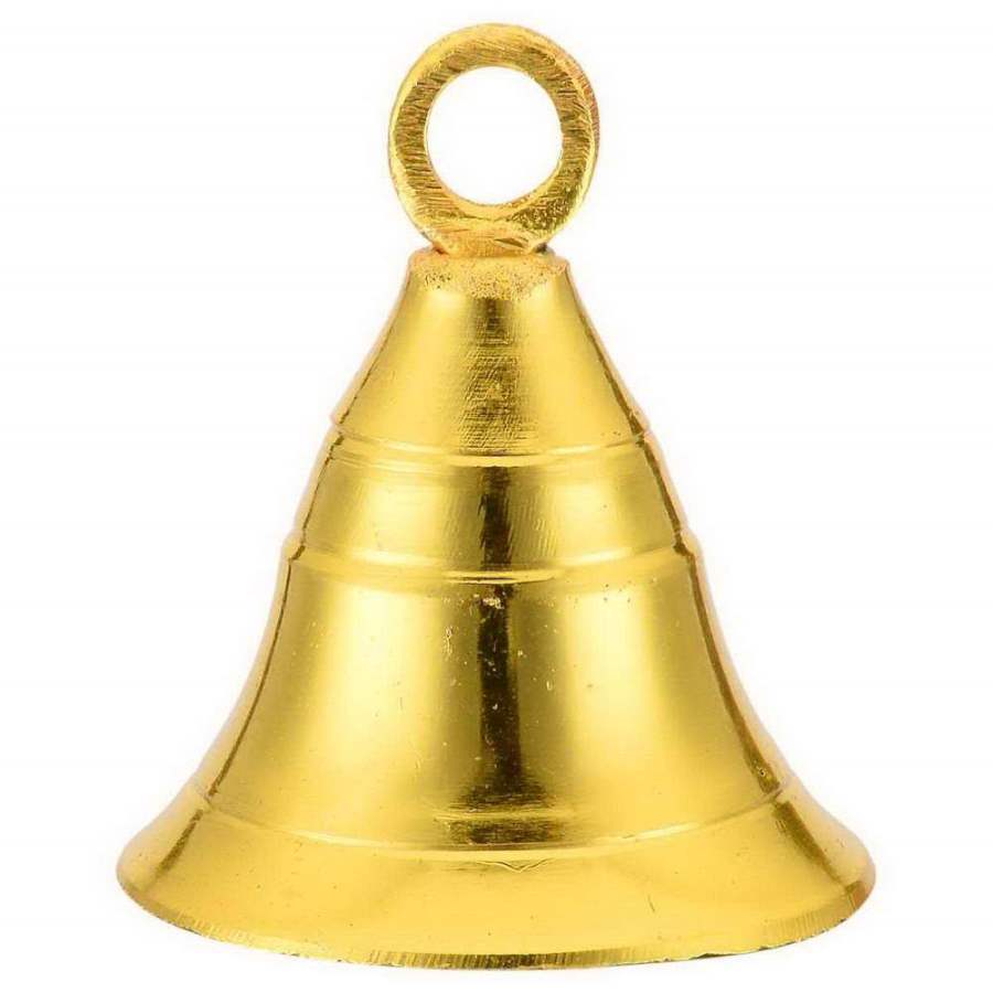 Muthu Groups Brass Bell (Gold) - 1 No