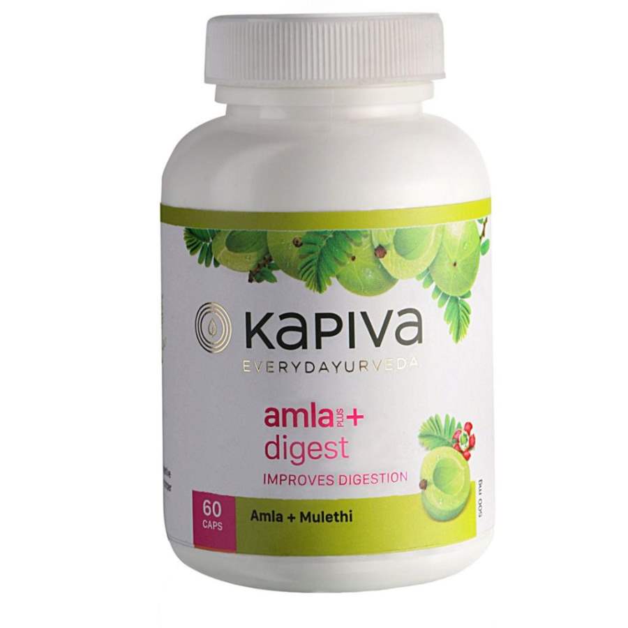 Kapiva 100% 60 Veg Amla + Digest Capsules - 60 Caps