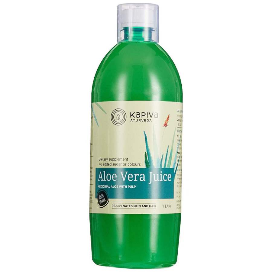 Kapiva Aloe Vera Juice - With Pulp - 1 Ltr