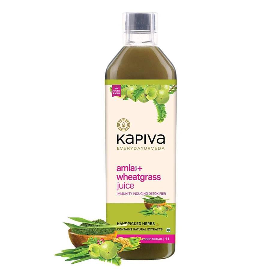 Kapiva Amla + Wheatgrass Juice - 1 Ltr