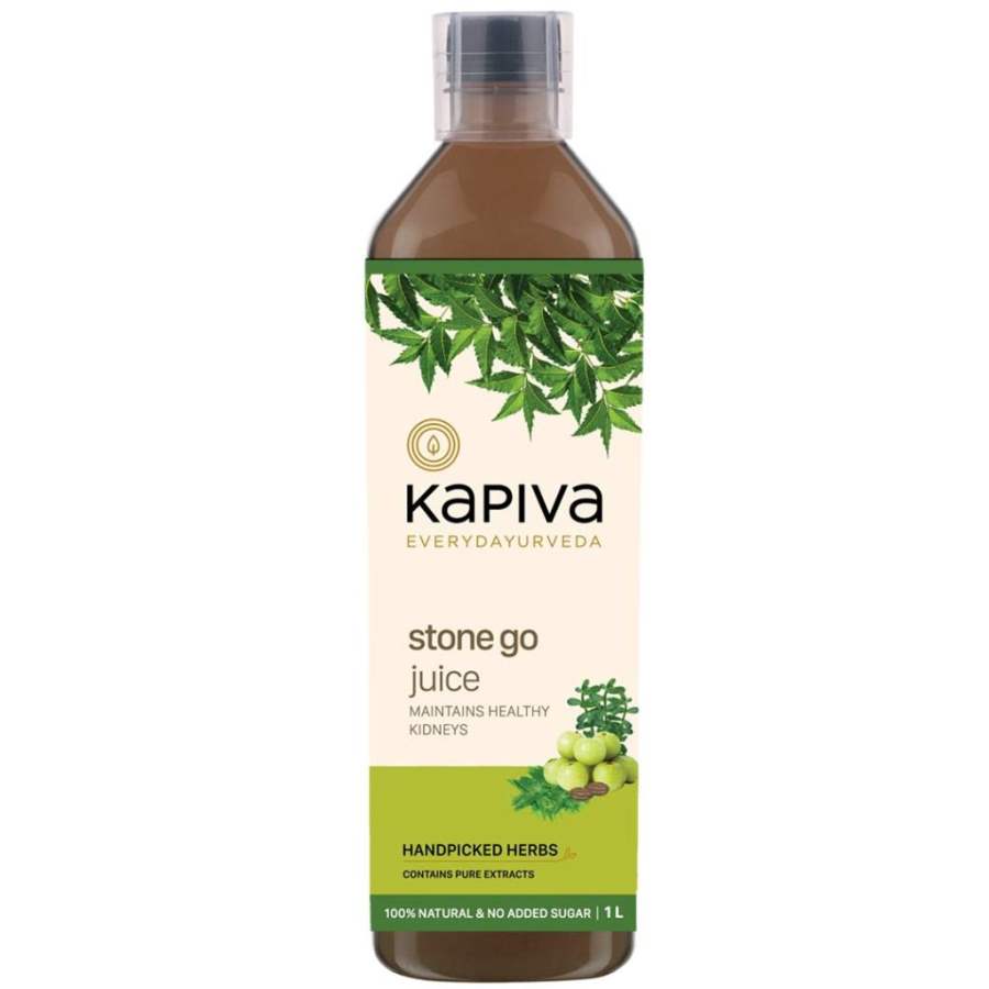 Kapiva Ayurveda 100% Stone Go Juice Cleanses Kidney And Urinary Bladder - 1 Ltr