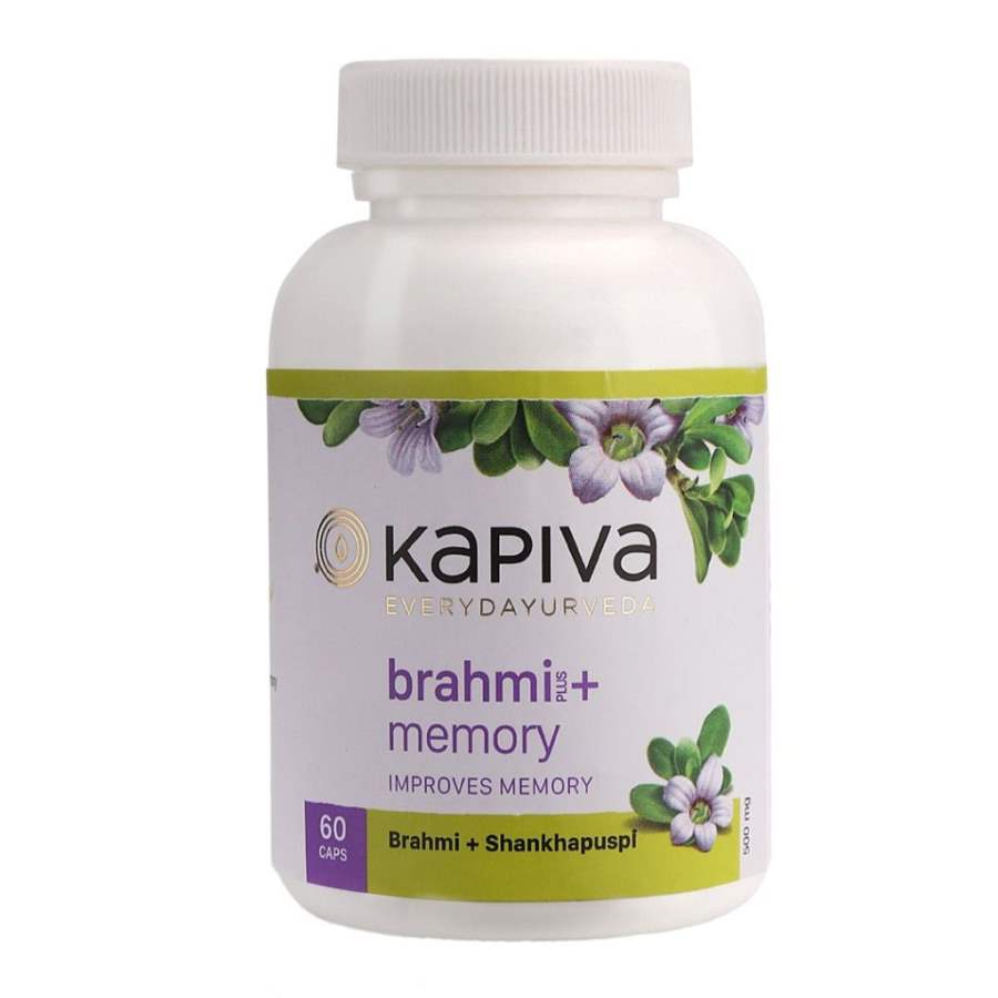 Kapiva Ayurveda 100% Veg Brahmi and Memory - 60 Caps