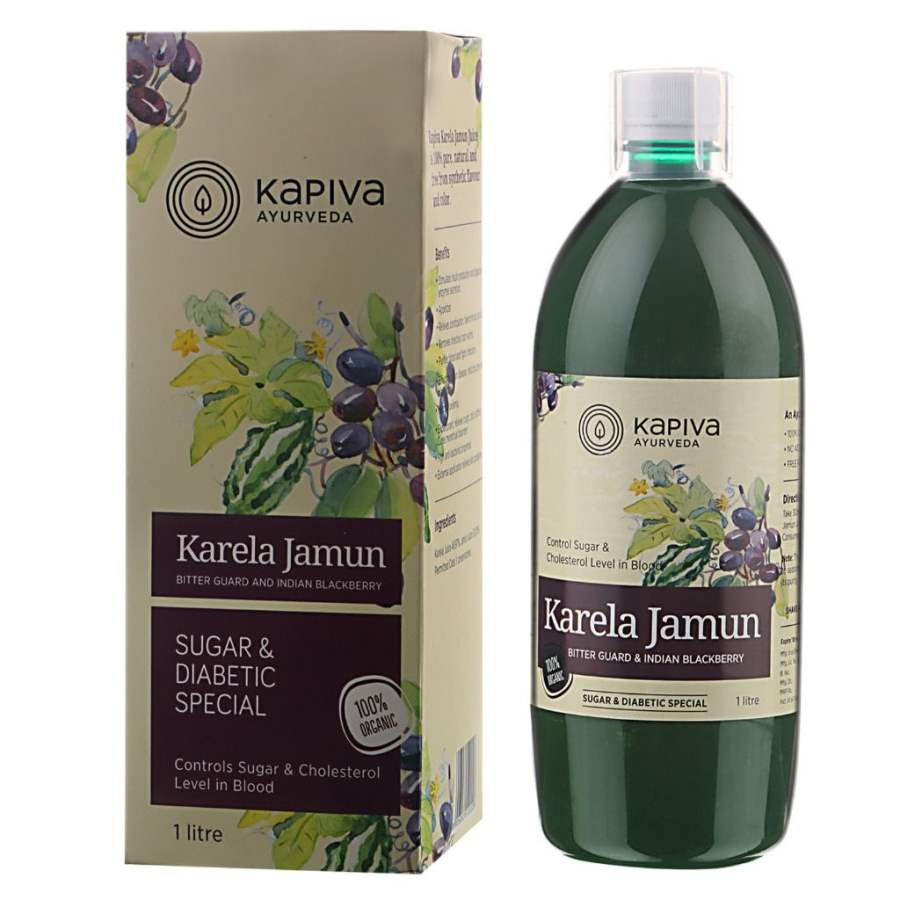 Kapiva Karela Jamun Juice - 1 Ltr