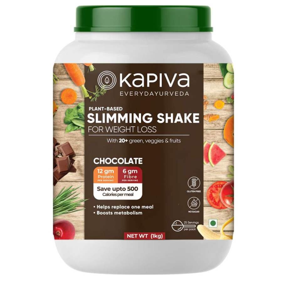 Kapiva Plant Based Slimming Nutrition Powder - Chocolate - 1 Kg