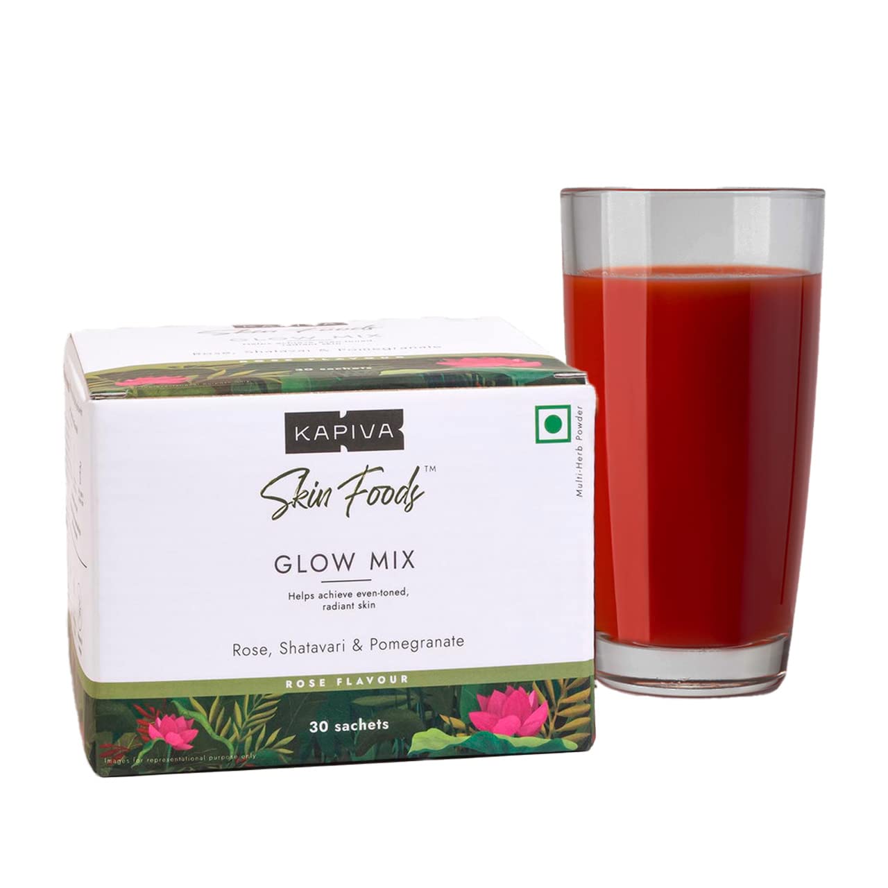 Kapiva Skin Foods Glow Mix - 30 Sachets