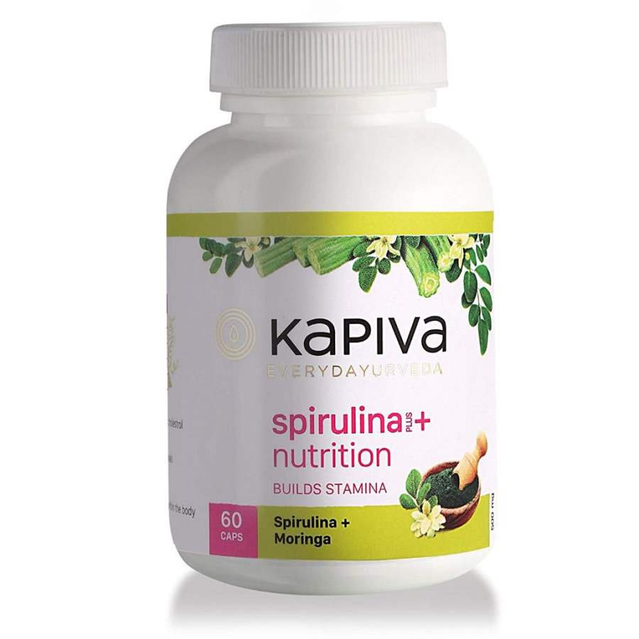 Kapiva Spirulina and Nutrition Capsules - 60 Caps