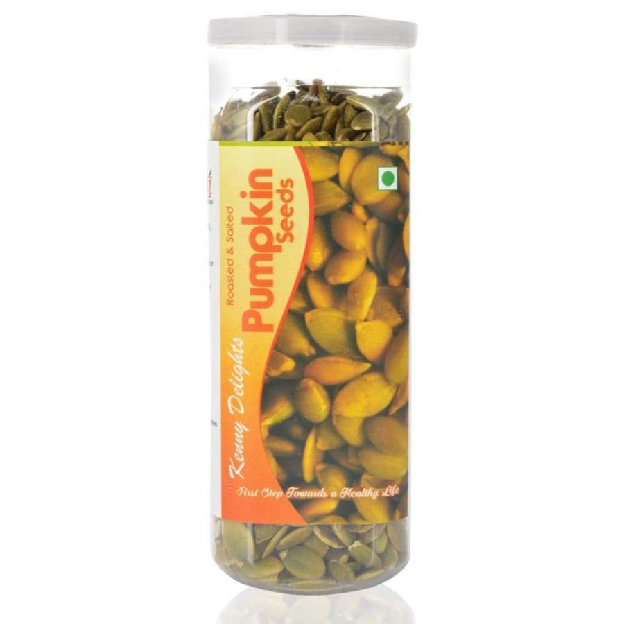 Kenny Delights Roasted and Salted Pumpkin Seeds - 150 GM