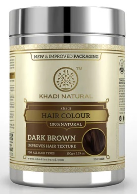 Khadi Natural Dark Brown Hair Colour - 150 GM