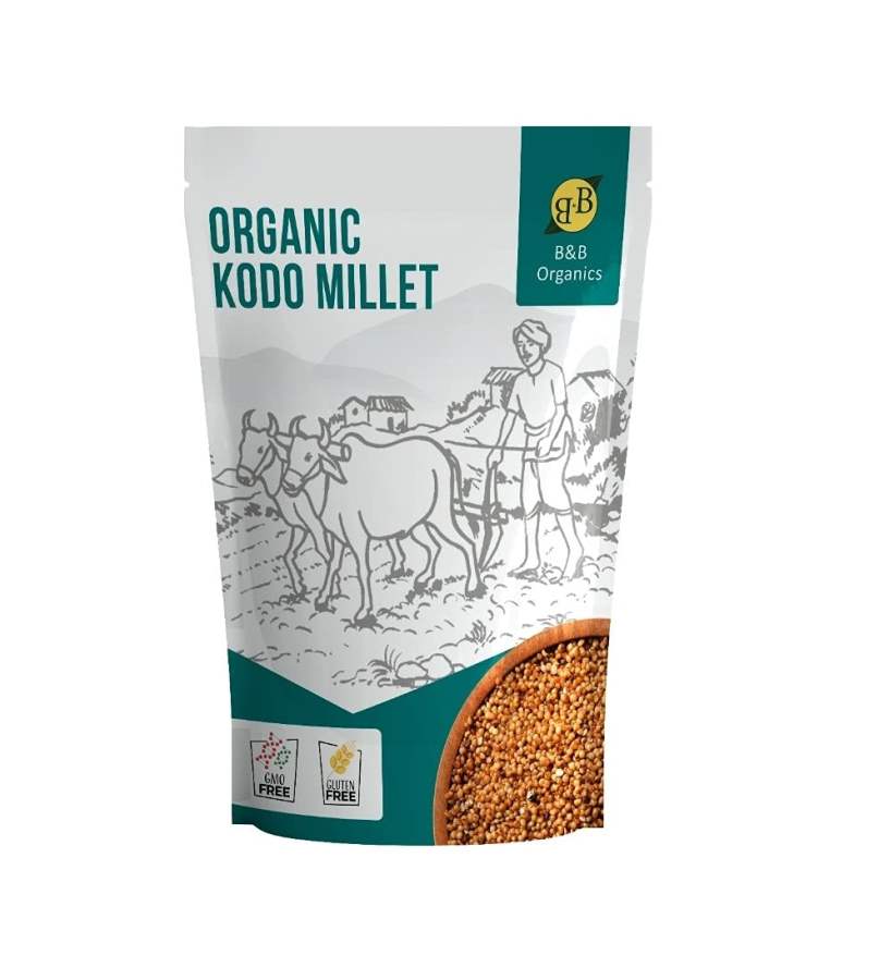 B & B Organics Kodo Millet, 1 kg - 1 No