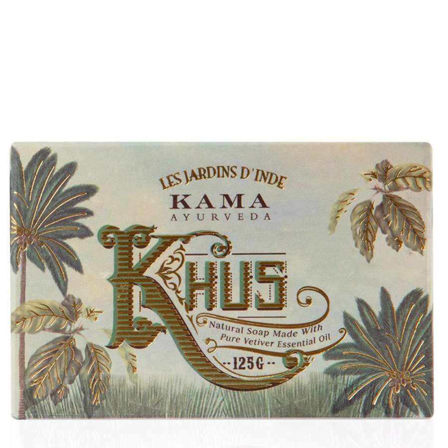 Kama Ayurveda Khus Soap 100% and Cold Pressed - 125 g
