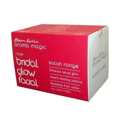 Aroma Magic 7 Step Bridal Glow Facial Kit Salon Range (All Skin Types) - 18ML+20GM