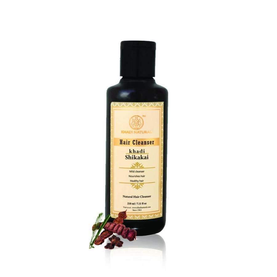 Khadi Natural Herbal Shikakai Cleanser (Shampoo) - 210 ML