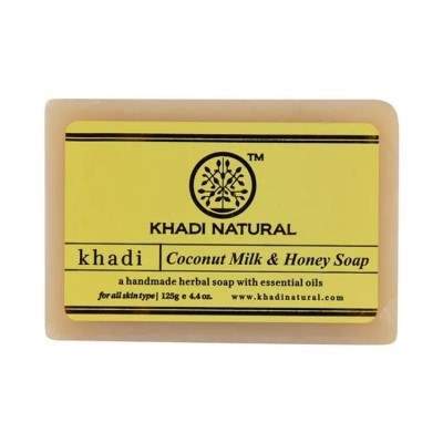 Khadi Natural Coconut Milk & Honey Soap - 125 GM