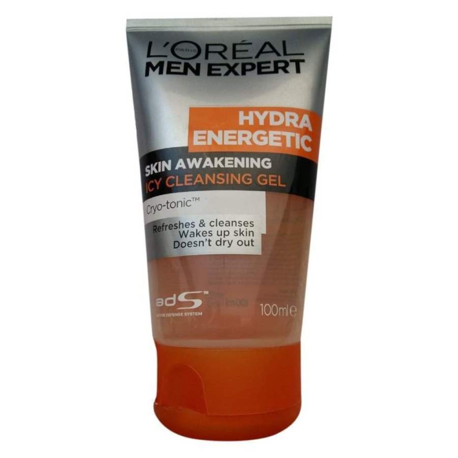 Loreal Paris Men Expert Hydra Energetic Skin Awakening Icy Cleansing Gel - 100 ML