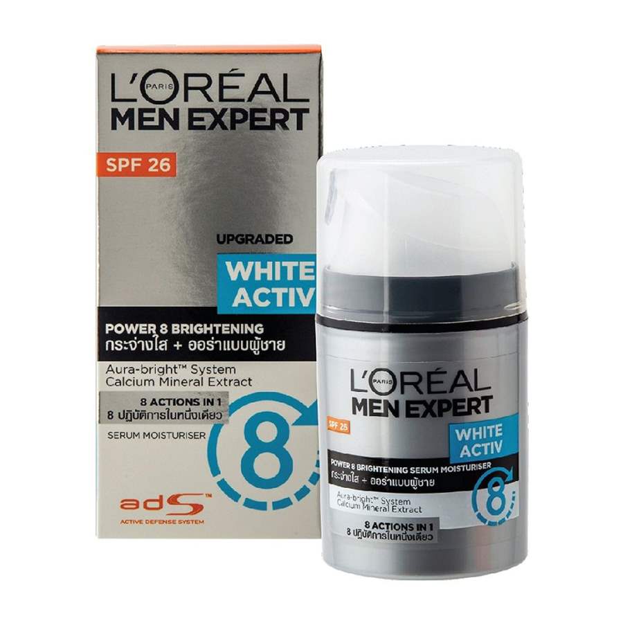 Loreal Paris Men Expert White Activ Whitening Moisturing Fluid - 50 ML