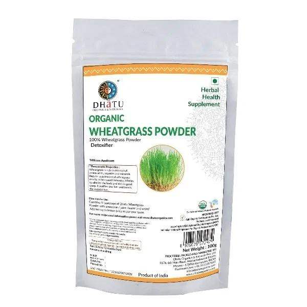 Dhatu Organics Wheatgrass Powder - 100 GM