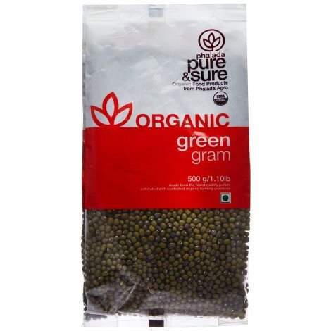 Pure & Sure Green Gram Whole - 500 GM