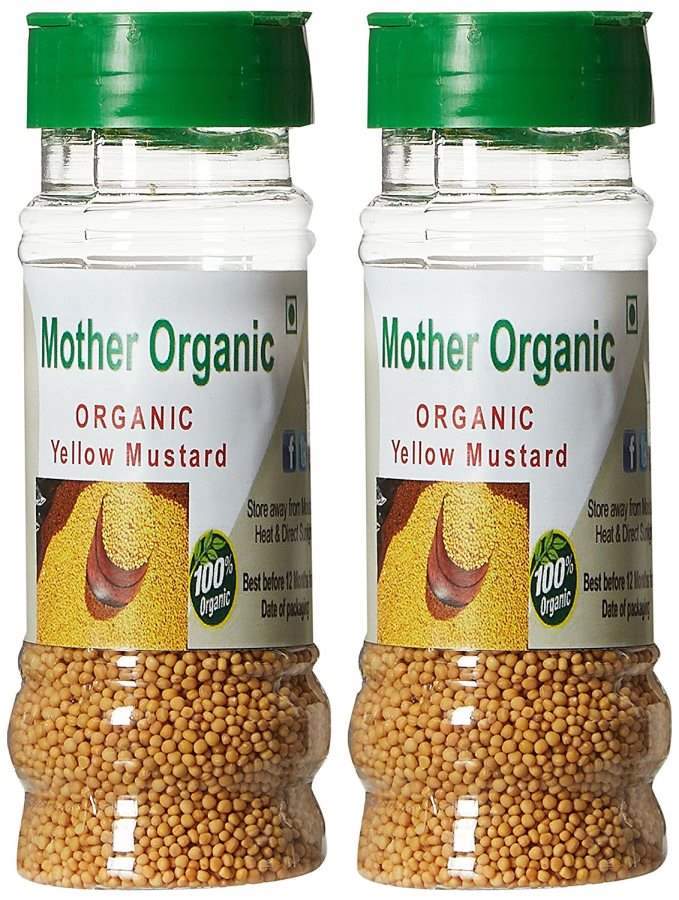 Mother Organic Yellow Mustard Bottle - 100 GM