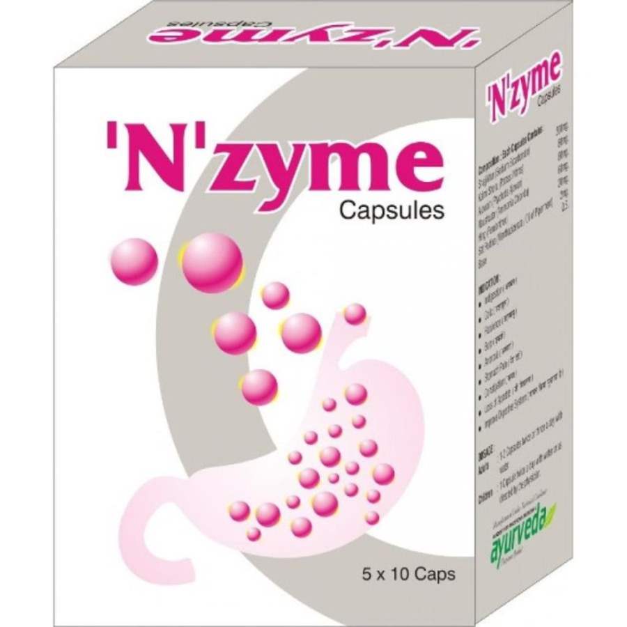 Mahaved Healthcare N Zyme Capsules - 50 Caps