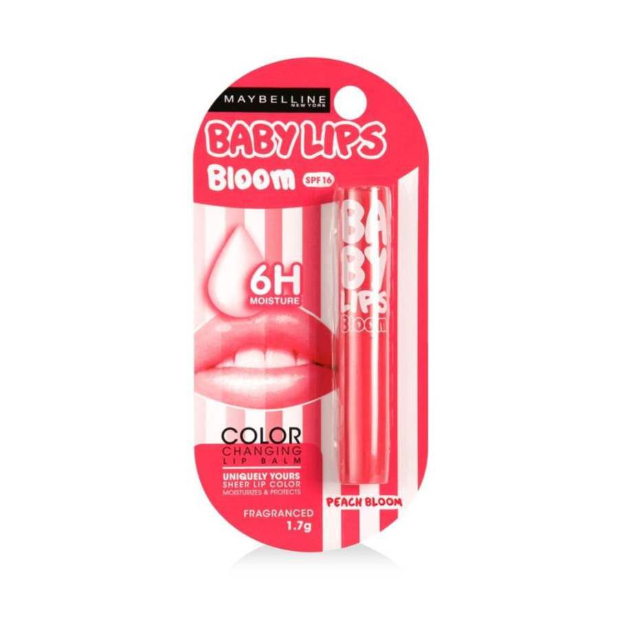 Maybelline Baby Lips Peach Bloom Lip Balm - 1.7 gm