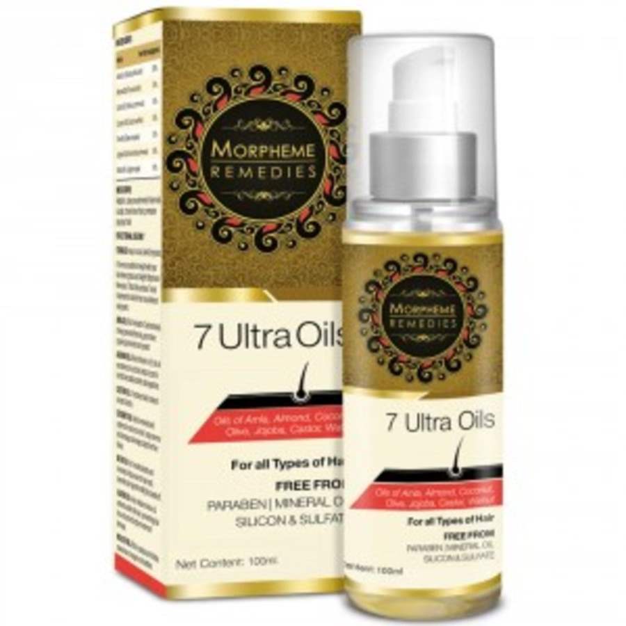 Morpheme 7 Ultra Hair Oil ( Almond, Rosemary, Jojoba, Coconut, Olive, Walnut, Amla Oils ) - 120 ML