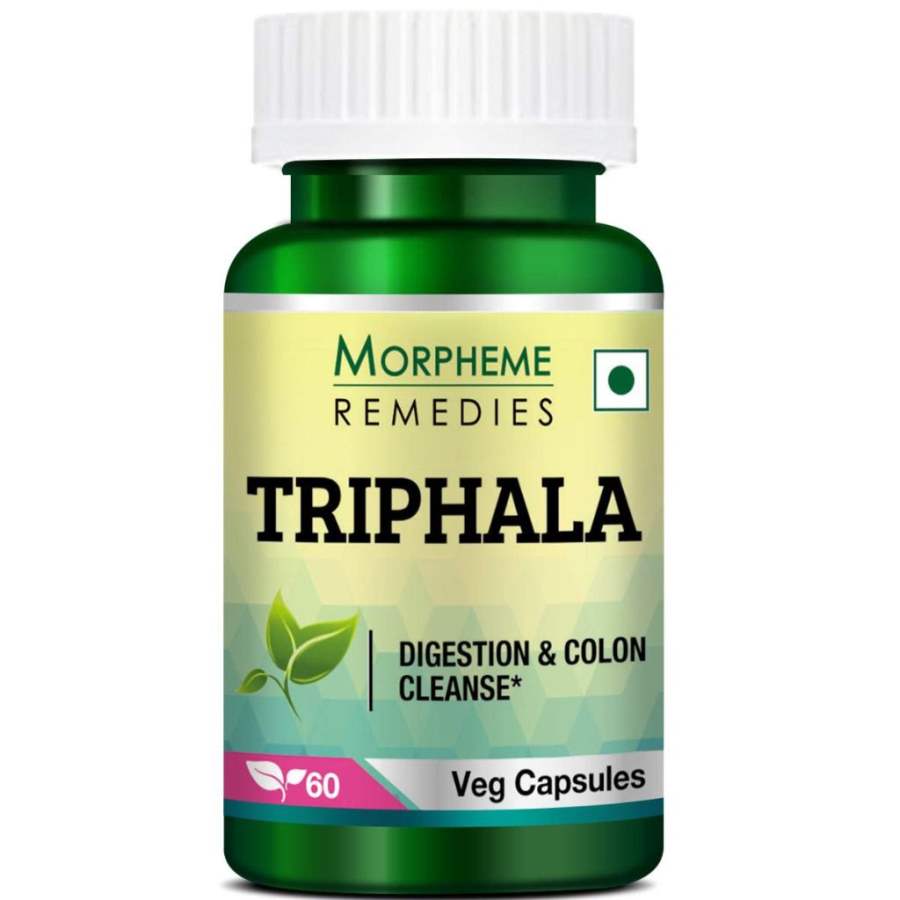 Morpheme Remedies Triphala Pure Extract 500 mg Capsules - 60 Caps