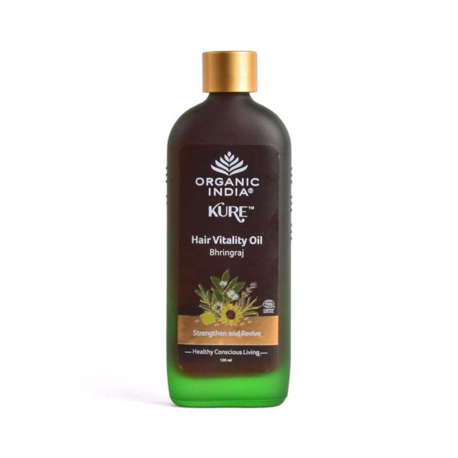 Organic India Hair Vitality Oil Bhringaraj - 120 ML
