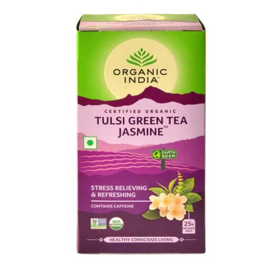 Organic India Tulsi Green Tea Jasmine - 25 Tea Bags