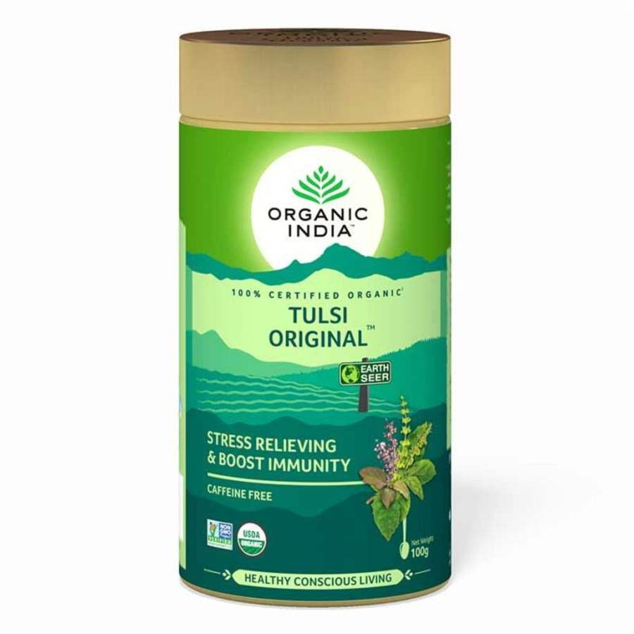 Organic India Tulsi Original Tin - 100 GM