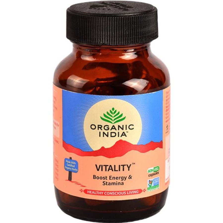 Organic India Vitality Capsules - 60 Caps