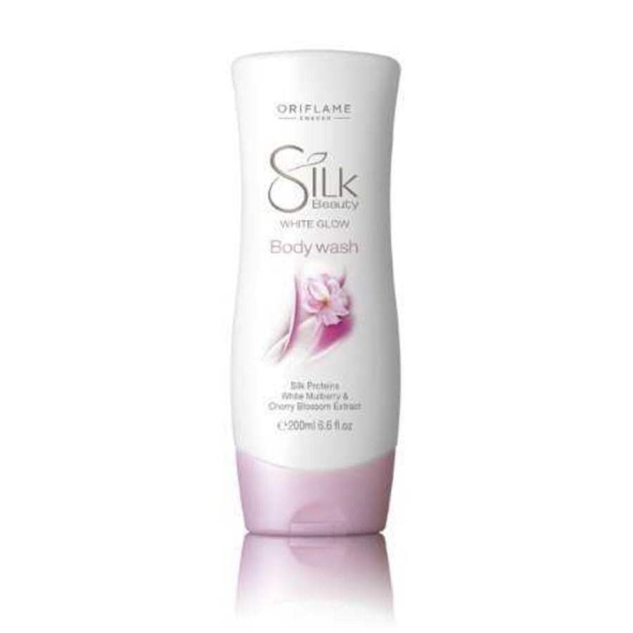 Oriflame Silk Beauty White Glow Body Wash - 200 ML
