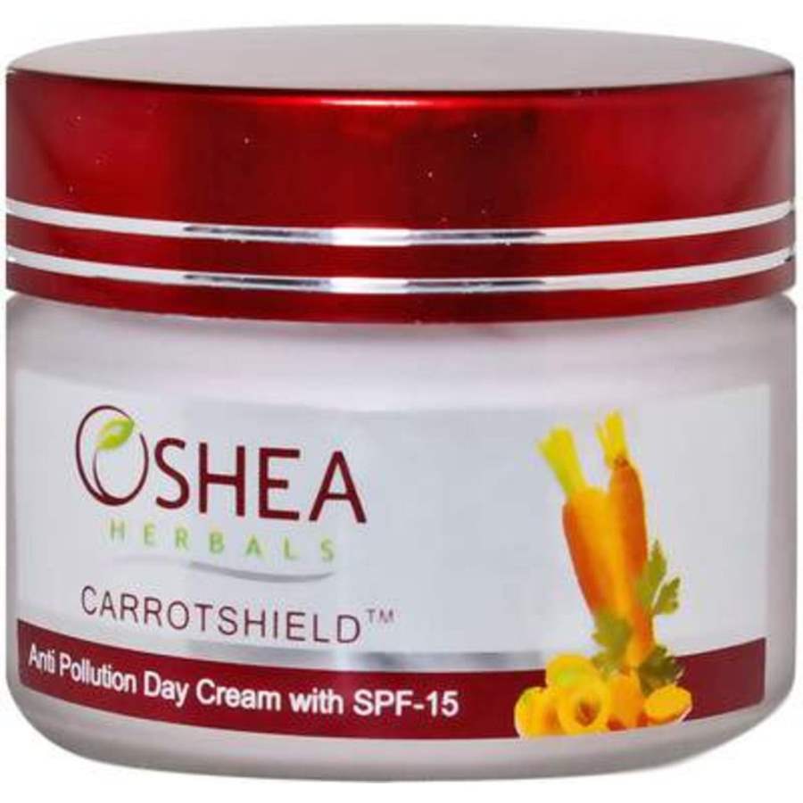 Oshea Herbals Carrotshield Anti Pollution Day Cream With SPF - 15 - 50 GM