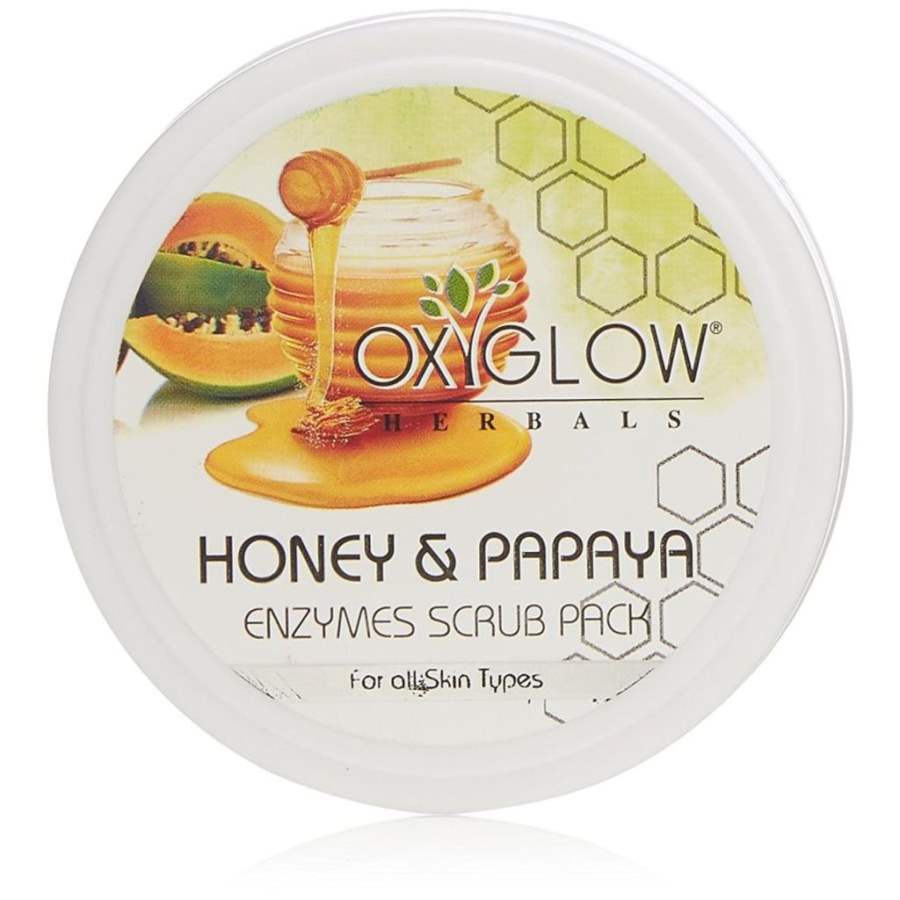 Oxy Glow Honey and Papaya Enzymes Scrub Pack - 100 GM