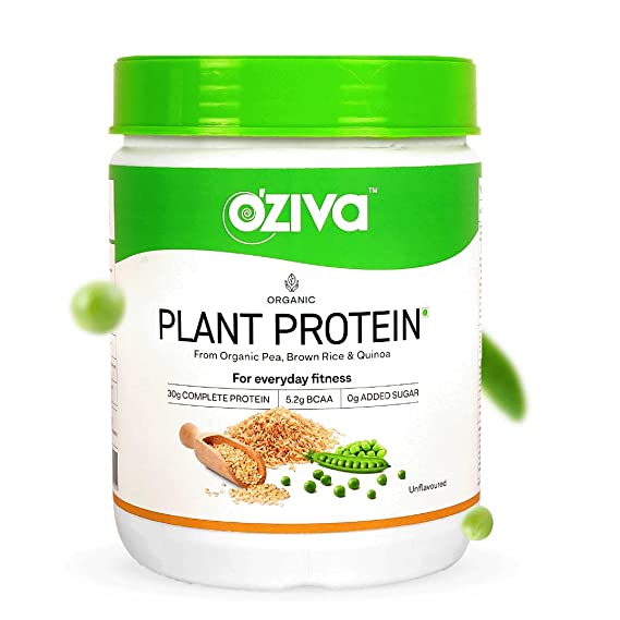 OZiva Organic Plant Protein - 500 GM