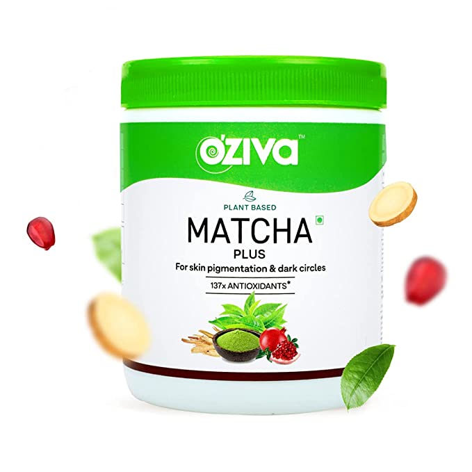 OZiva Plant Based Matcha Plus - 50 GM