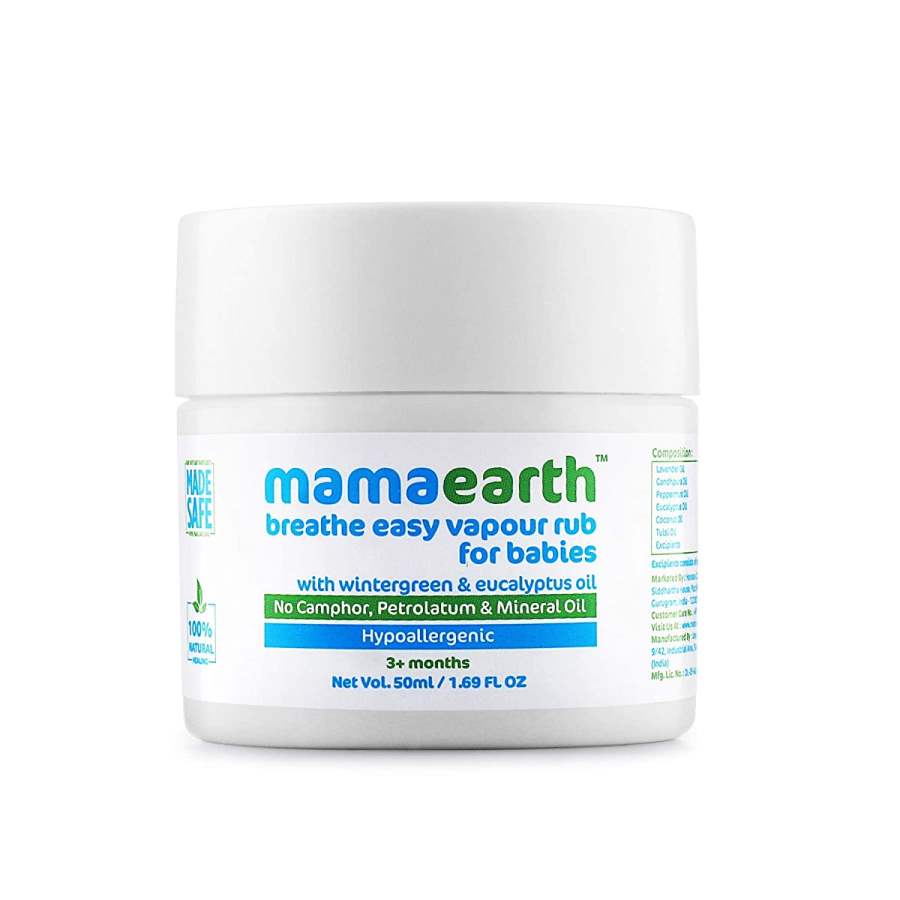 MamaEarth Natural Breathe Easy Vapour Rub Balm - 50ML