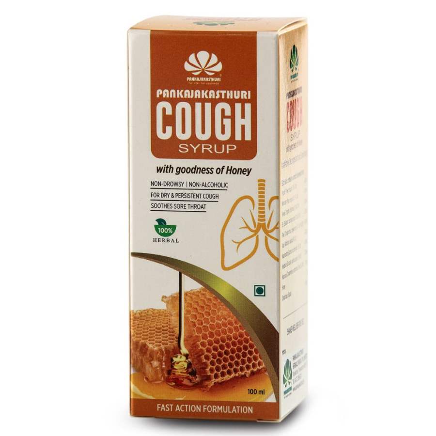 Pankajakasthuri Cough Syrup with Honey - 100 ML